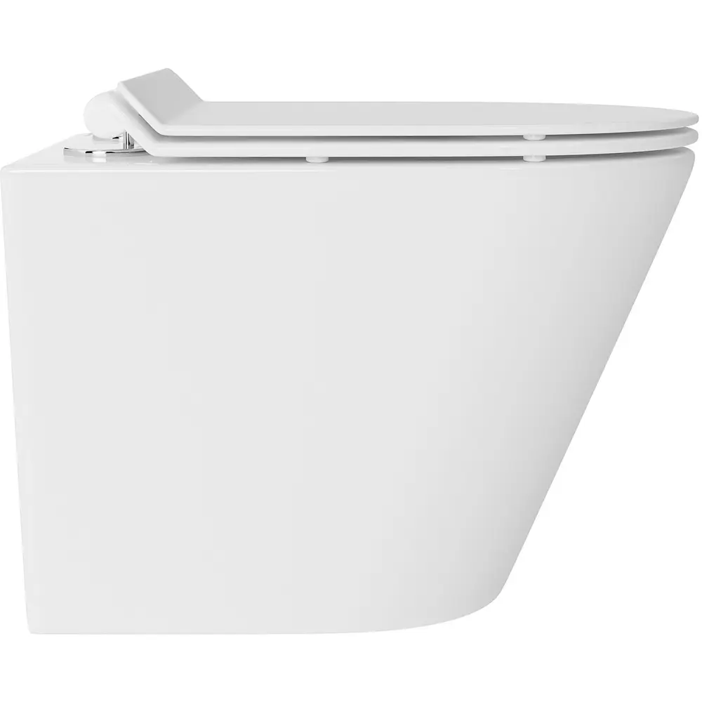 Фото 11 Инсталляция AM.PM I012709.0101 PrimeFit с клавишей слива PrimeFit L глянцевый белый и унитаз 48x36 Vortex Soft-Close глянцевый белый конус