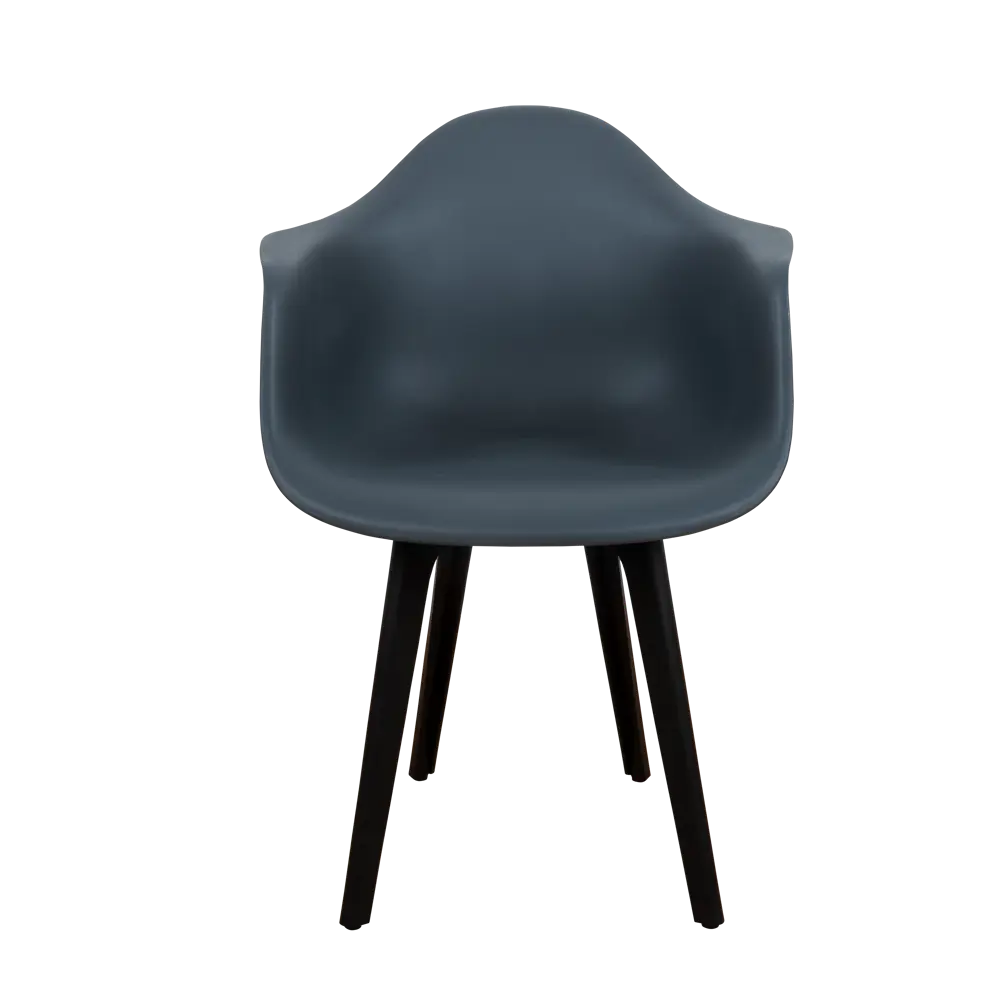 Фото 4 Комплект кухонных стульев 2 шт Derstuhl 330 plast 43x82x60 см полипропилен цвет темно-серый