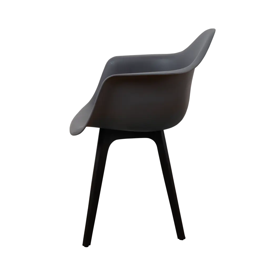 Фото 6 Комплект кухонных стульев 2 шт Derstuhl 330 plast 43x82x60 см полипропилен цвет темно-серый