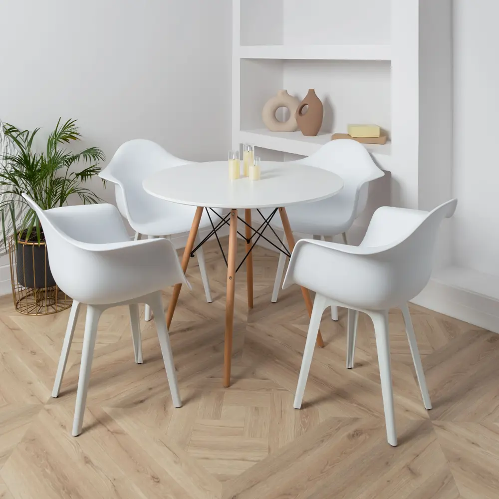 Фото 2 Стул/кресло Derstuhl 330 plast white DSL045.101 43x82x58 см полипропилен цвет белый