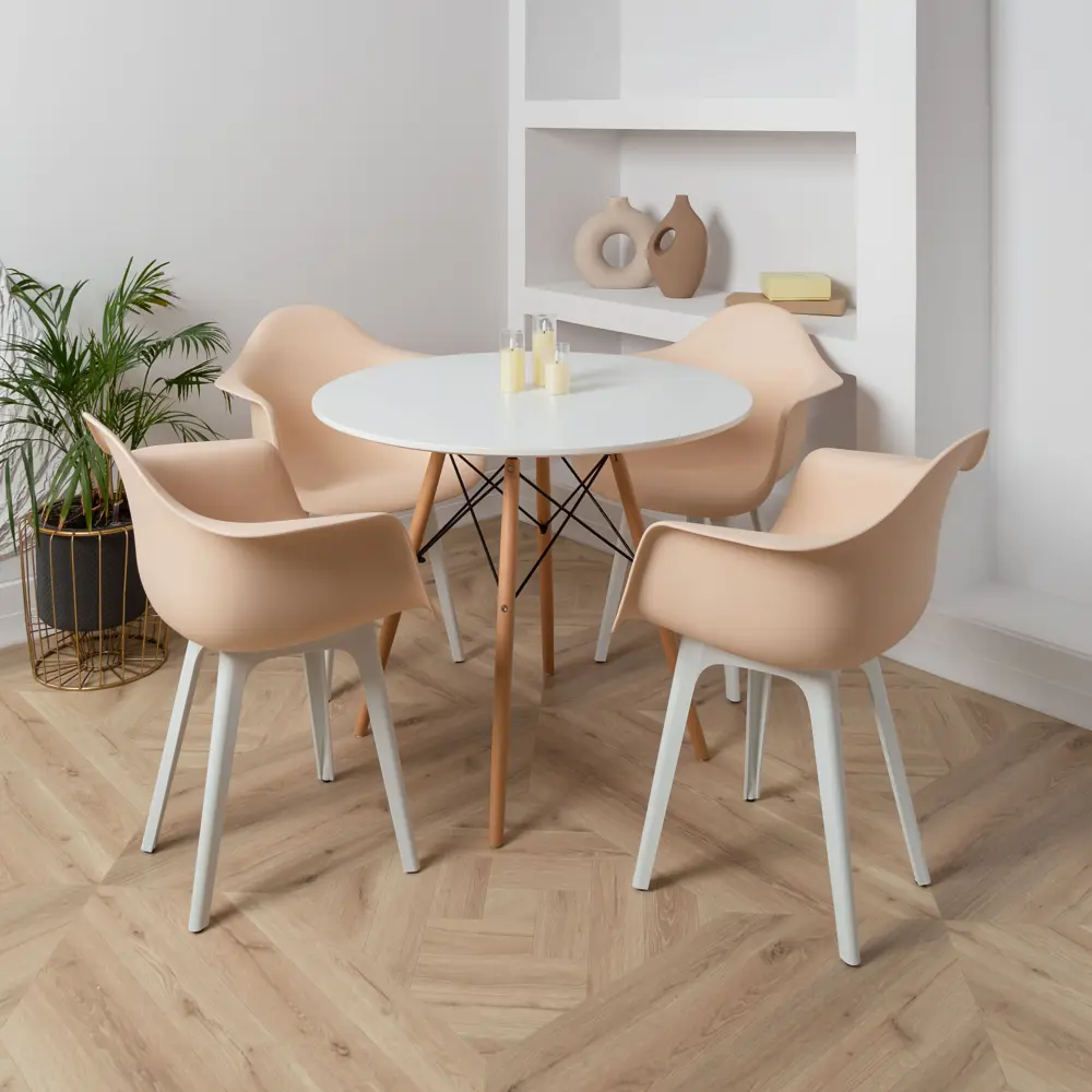 Фото 2 Стул/кресло Derstuhl 330 plast white DSL045.114 43x82x58 см полипропилен цвет бежевый Фото 2 Стул/кресло Derstuhl 330 plast white DSL045.114 43x82x58 см полипропилен цвет бежевый