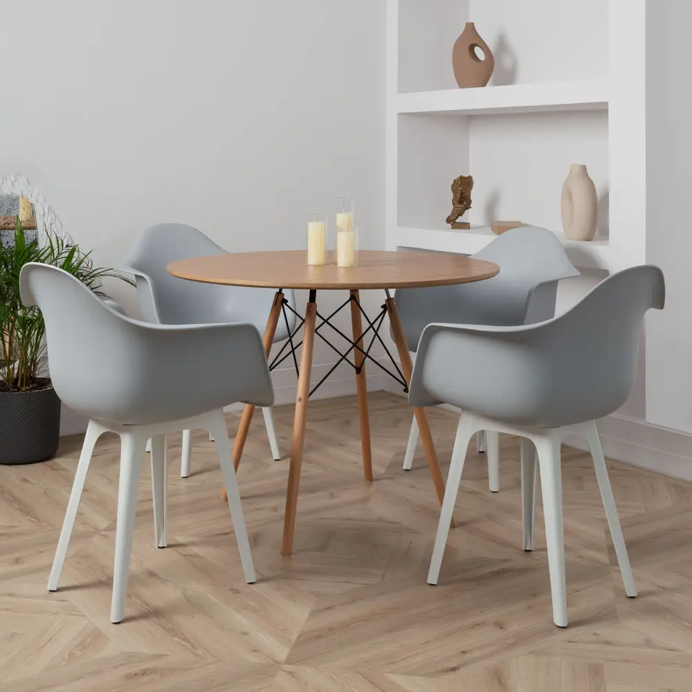 Фото 2 Стул/кресло Derstuhl 330 plast white DSL045.102 43x82x58 см полипропилен цвет светло-серый Фото 2 Стул/кресло Derstuhl 330 plast white DSL045.102 43x82x58 см полипропилен цвет светло-серый