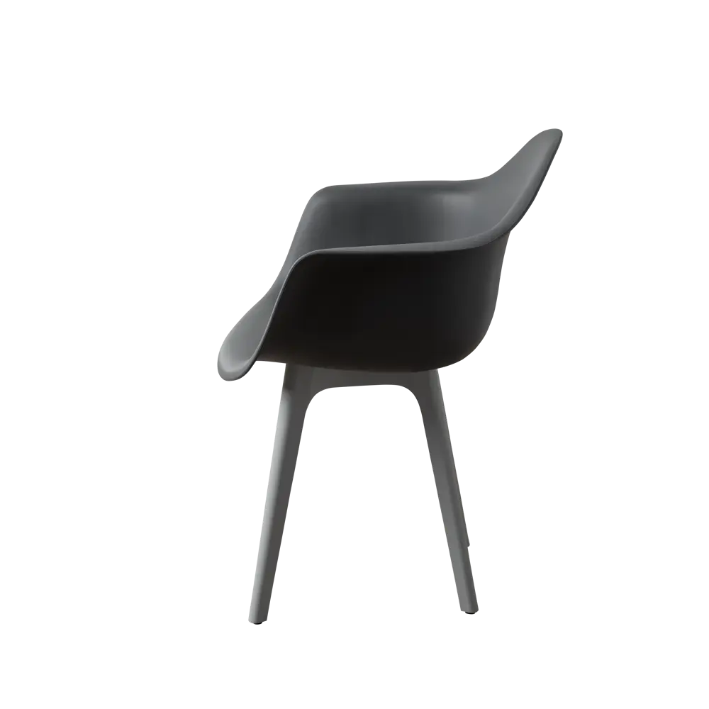 Фото 5 Стул/кресло Derstuhl 330 plast grey DSL045.203 43x82x58 см полипропилен цвет темно-серый Фото 5 Стул/кресло Derstuhl 330 plast grey DSL045.203 43x82x58 см полипропилен цвет темно-серый