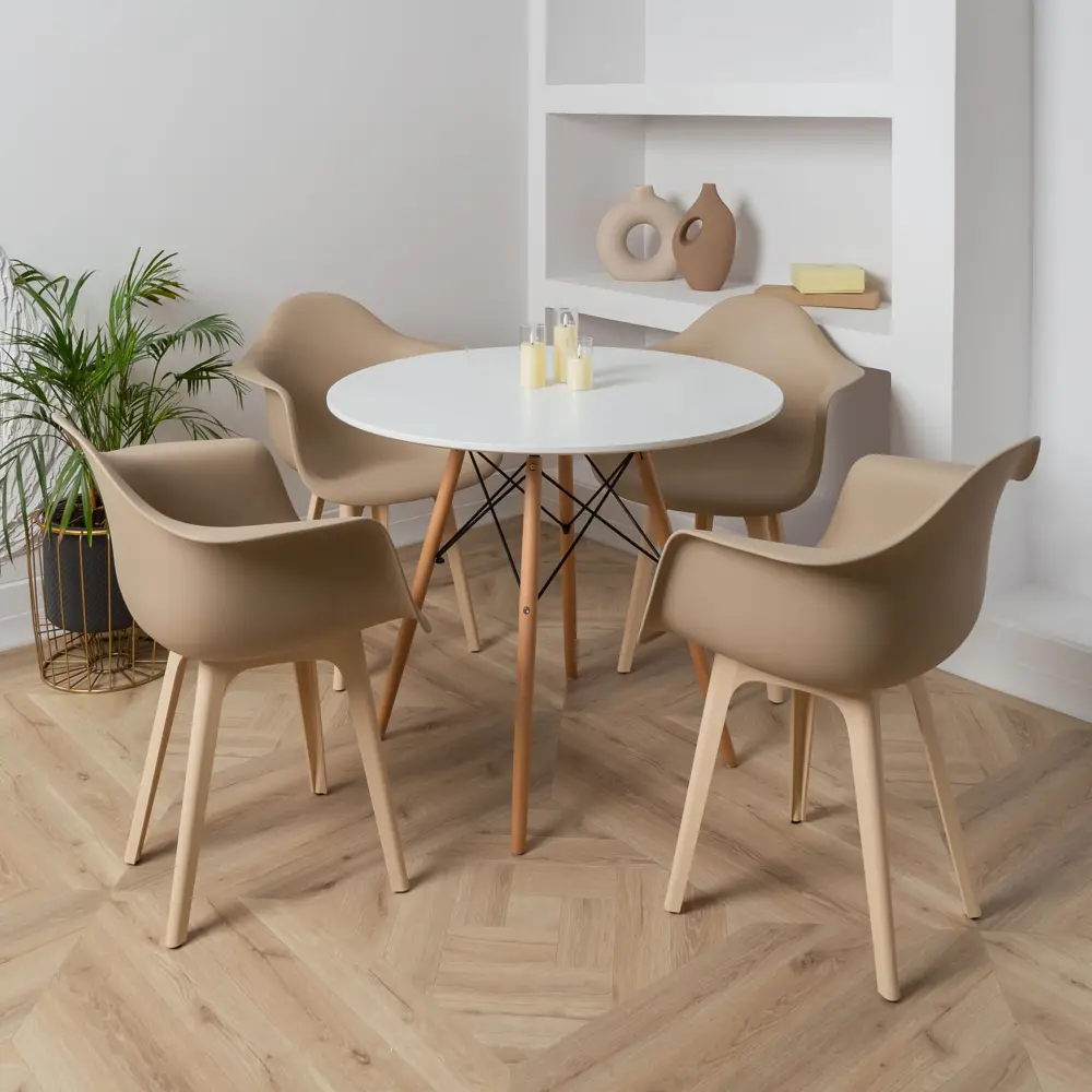 Фото 2 Стул/кресло Derstuhl 330 plast beige DSL045.413 43x82x58 см полипропилен цвет темно-бежевый Фото 2 Стул/кресло Derstuhl 330 plast beige DSL045.413 43x82x58 см полипропилен цвет темно-бежевый