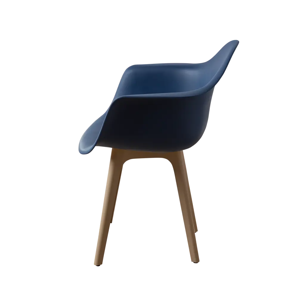 Фото 5 Стул/кресло Derstuhl 330 plast dark beige DSL045.517 43x82x58 см полипропилен цвет темно-синий