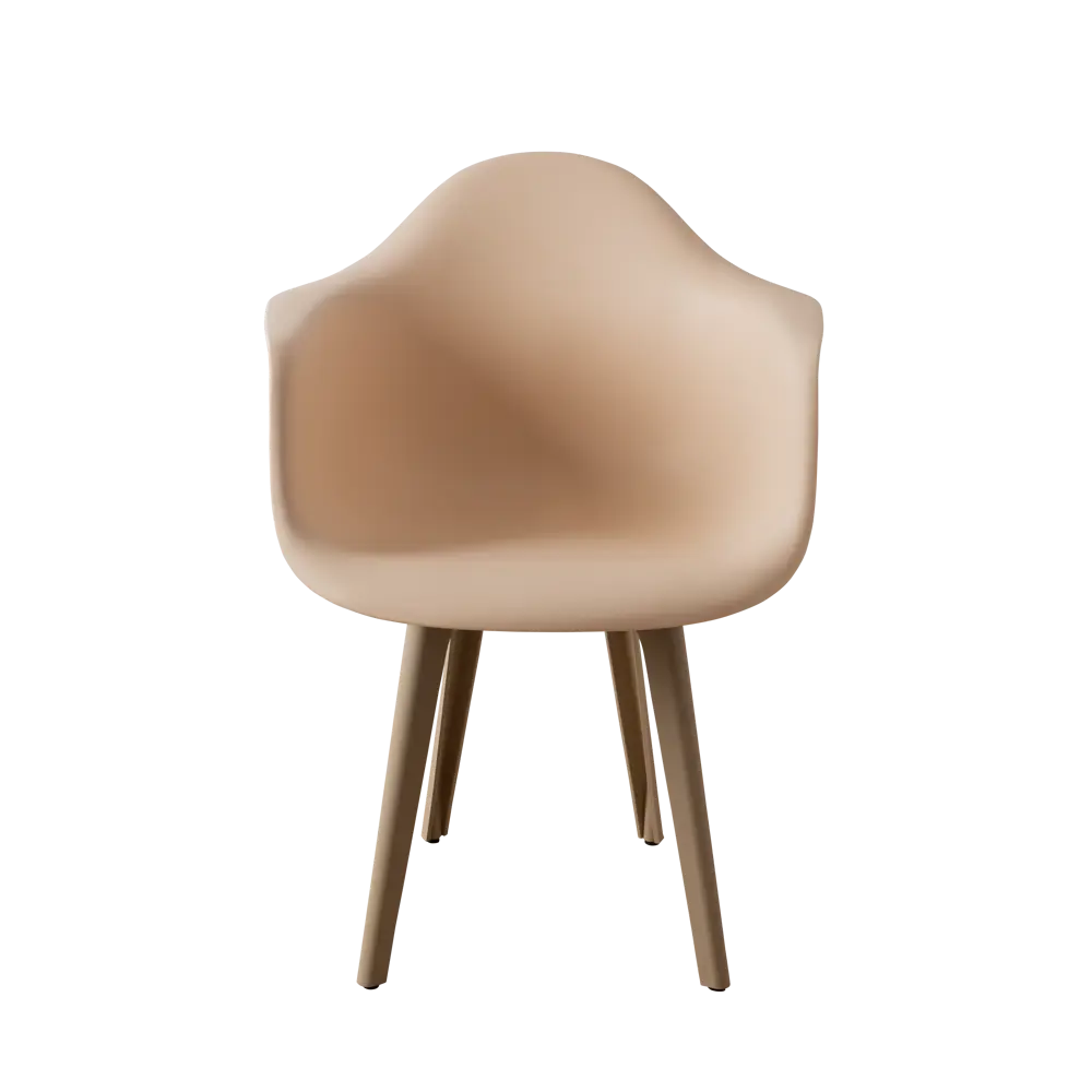 Фото 4 Стул/кресло Derstuhl 330 plast dark beige DSL045.514 43x82x58 см полипропилен цвет бежевый Фото 4 Стул/кресло Derstuhl 330 plast dark beige DSL045.514 43x82x58 см полипропилен цвет бежевый