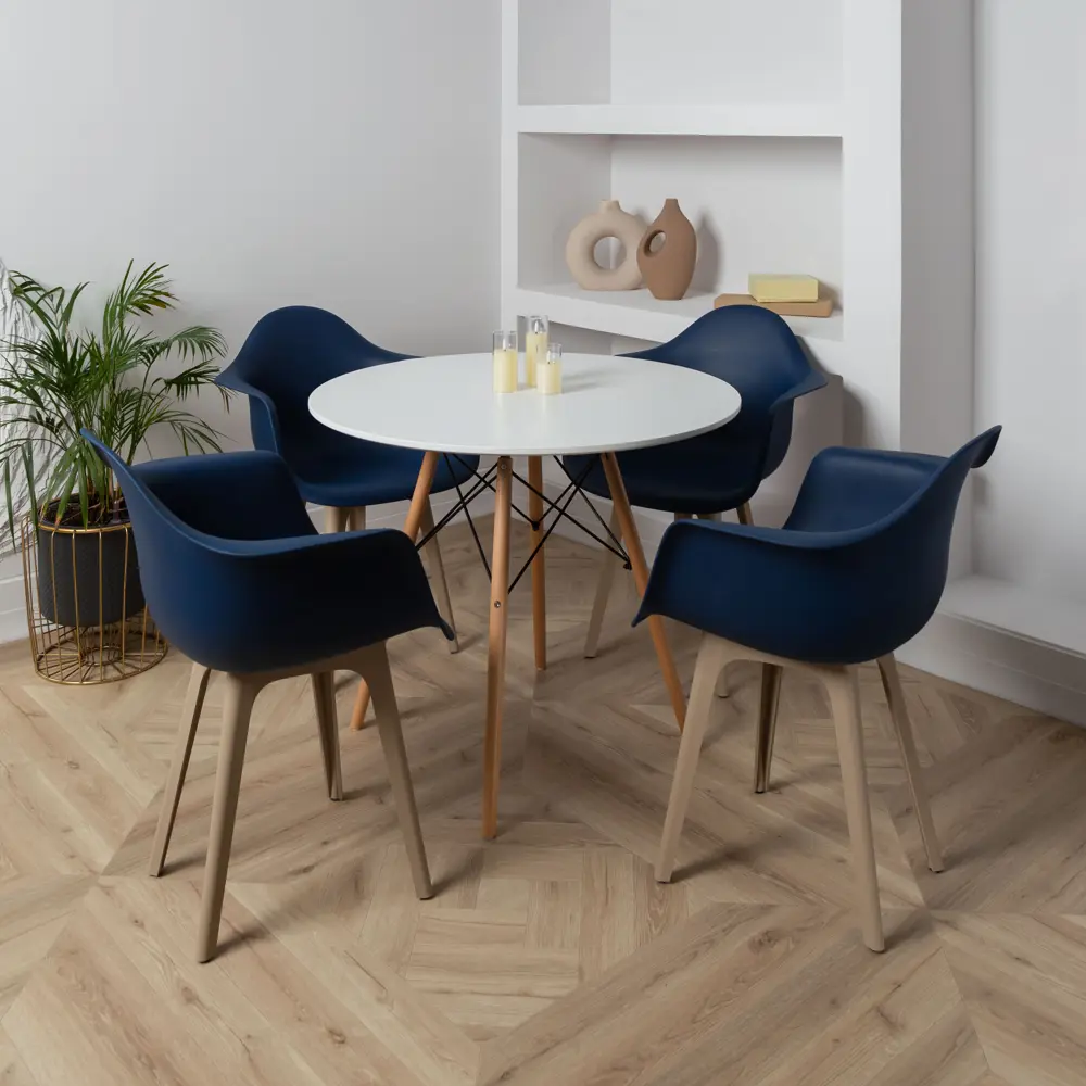 Фото 2 Стул/кресло Derstuhl 330 plast dark beige DSL045.517.4 43x82x58 см полипропилен цвет темно-синий Фото 2 Стул/кресло Derstuhl 330 plast dark beige DSL045.517.4 43x82x58 см полипропилен цвет темно-синий