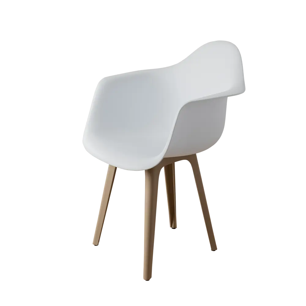 Фото 3 Стул/кресло Derstuhl 330 plast dark beige DSL045.501 43x82x58 см полипропилен цвет белый Фото 3 Стул/кресло Derstuhl 330 plast dark beige DSL045.501 43x82x58 см полипропилен цвет белый