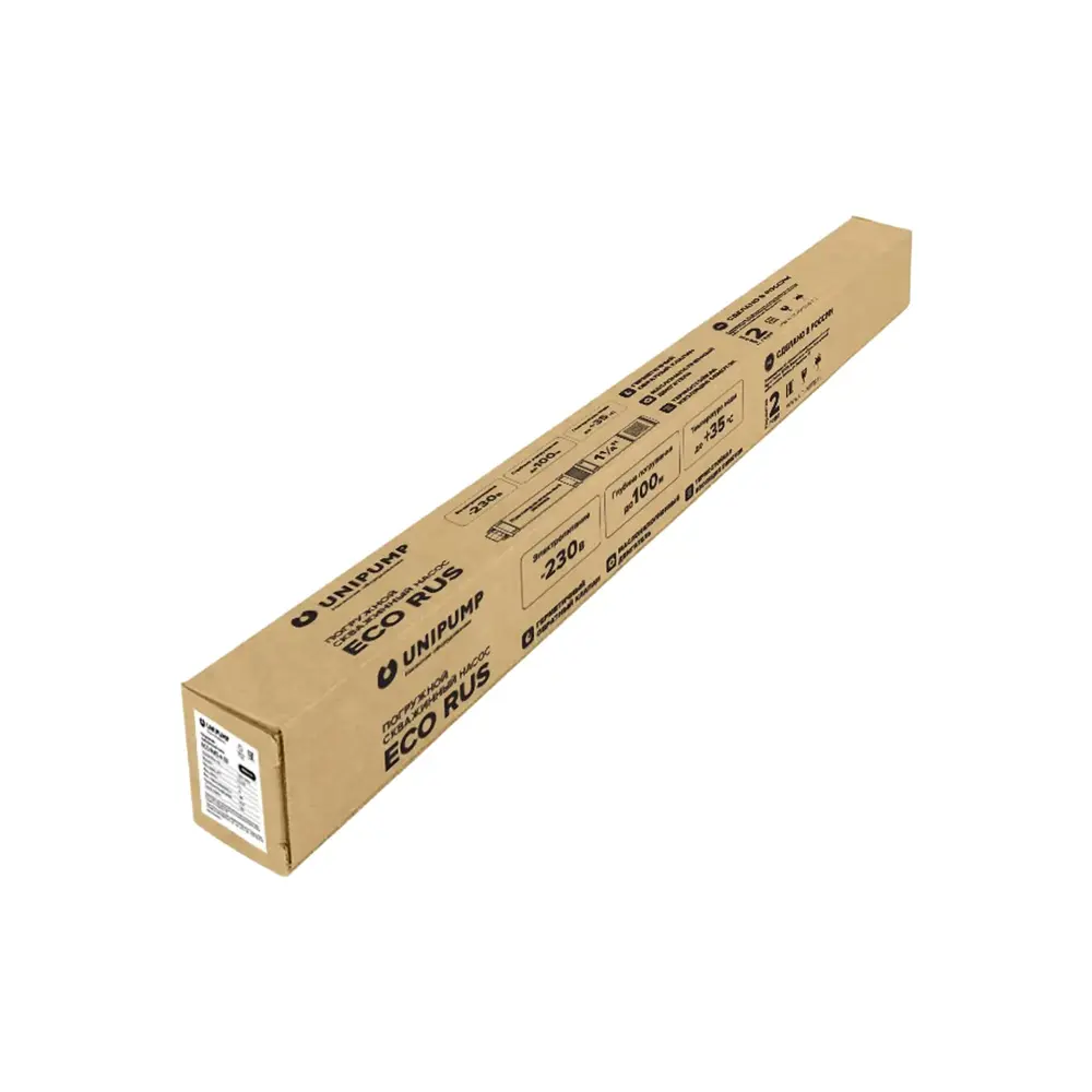 Фото 6 Насос садовый скважинный Unipump ECO RUS 4-50 высота подъема 88 м кабель 1 м расход 6000 л/ч Фото 6 Насос садовый скважинный Unipump ECO RUS 4-50 высота подъема 88 м кабель 1 м расход 6000 л/ч