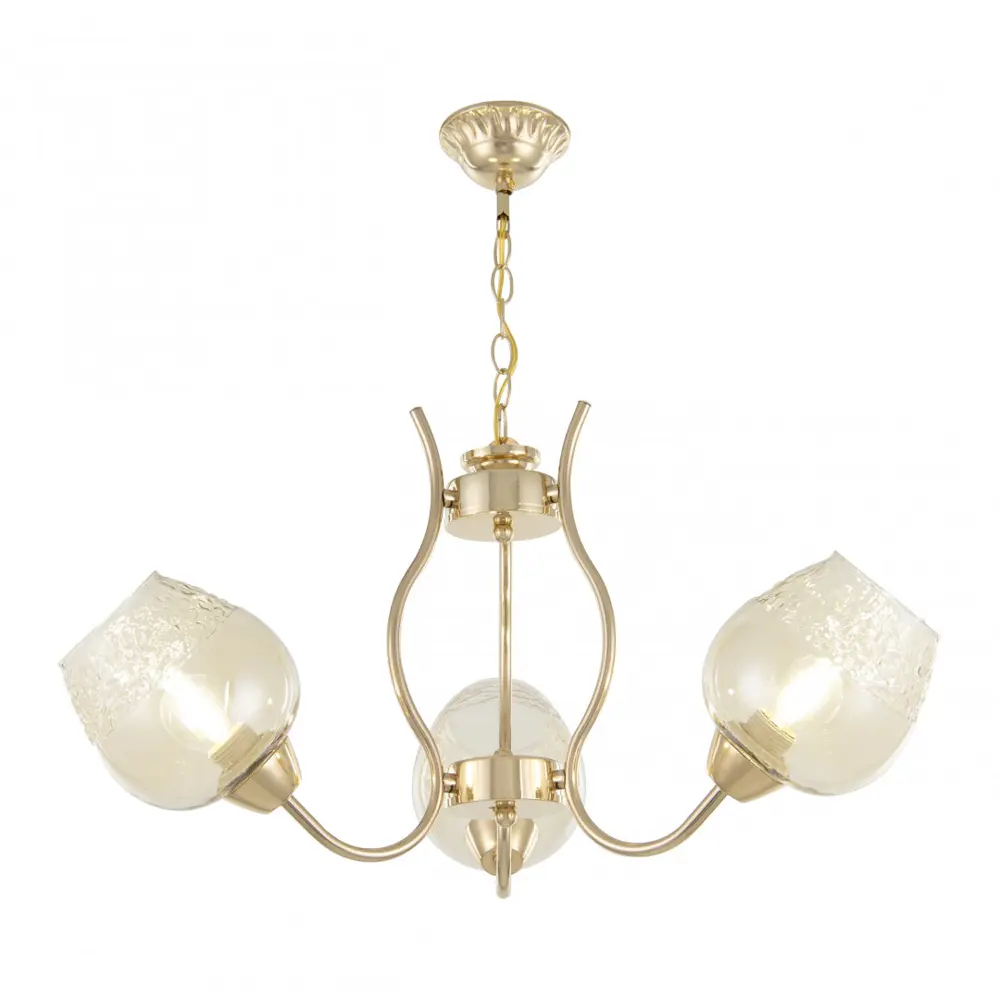 Фото Люстра подвесная Arte milano Amalfi-7556 337556/3 fgd 3 лампы 6 м² цвет золото