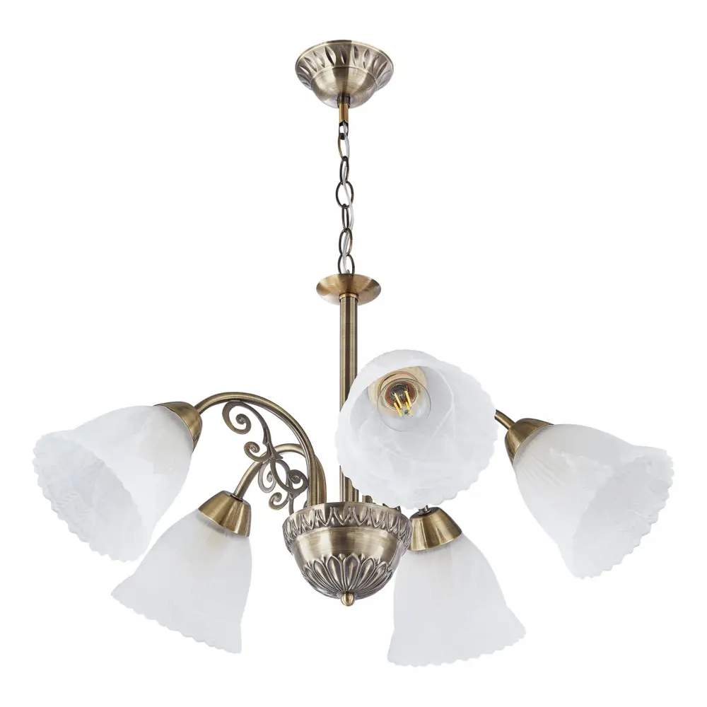 Фото Люстра подвесная Arte milano Amalfi-8544 338544/5 ab 5 ламп 10 м² цвет бронза Фото Люстра подвесная Arte milano Amalfi-8544 338544/5 ab 5 ламп 10 м² цвет бронза