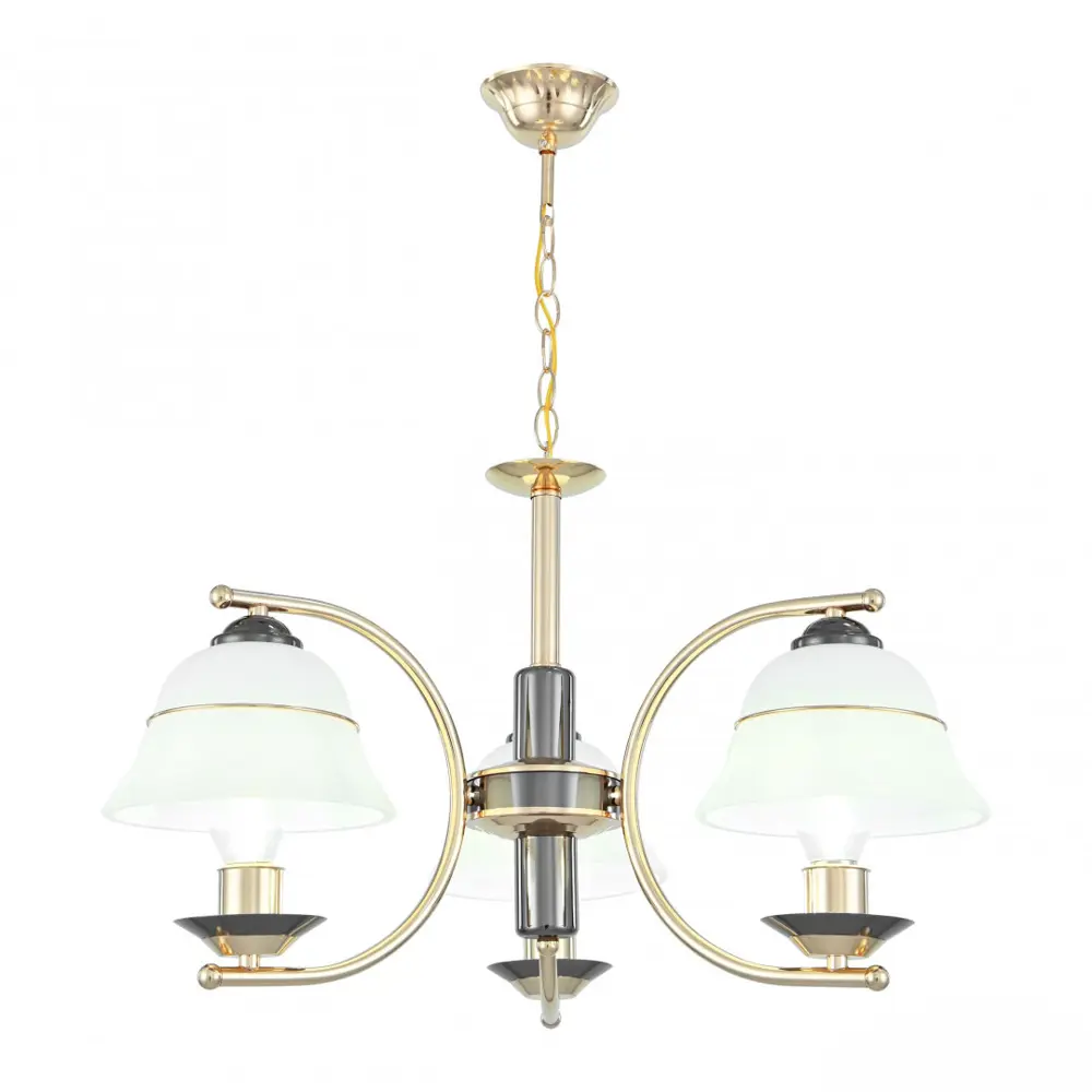 Фото Люстра подвесная Arte milano Florentia-1240 301240/3 bk/gd 3 лампы 6 м² цвет черный Фото Люстра подвесная Arte milano Florentia-1240 301240/3 bk/gd 3 лампы 6 м² цвет черный