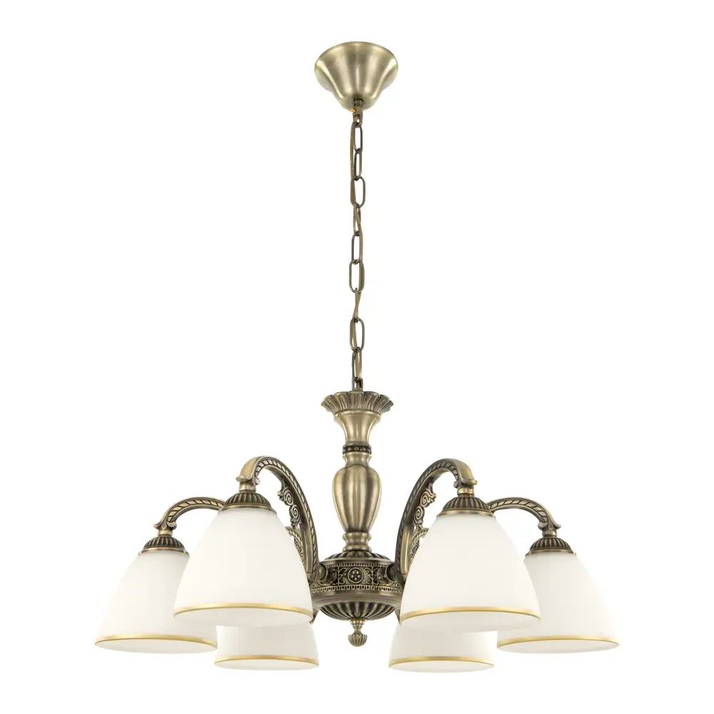 Фото Люстра подвесная Arte milano Am340837/6 ab 6 ламп 12 м² цвет бронза Фото Люстра подвесная Arte milano Am340837/6 ab 6 ламп 12 м² цвет бронза