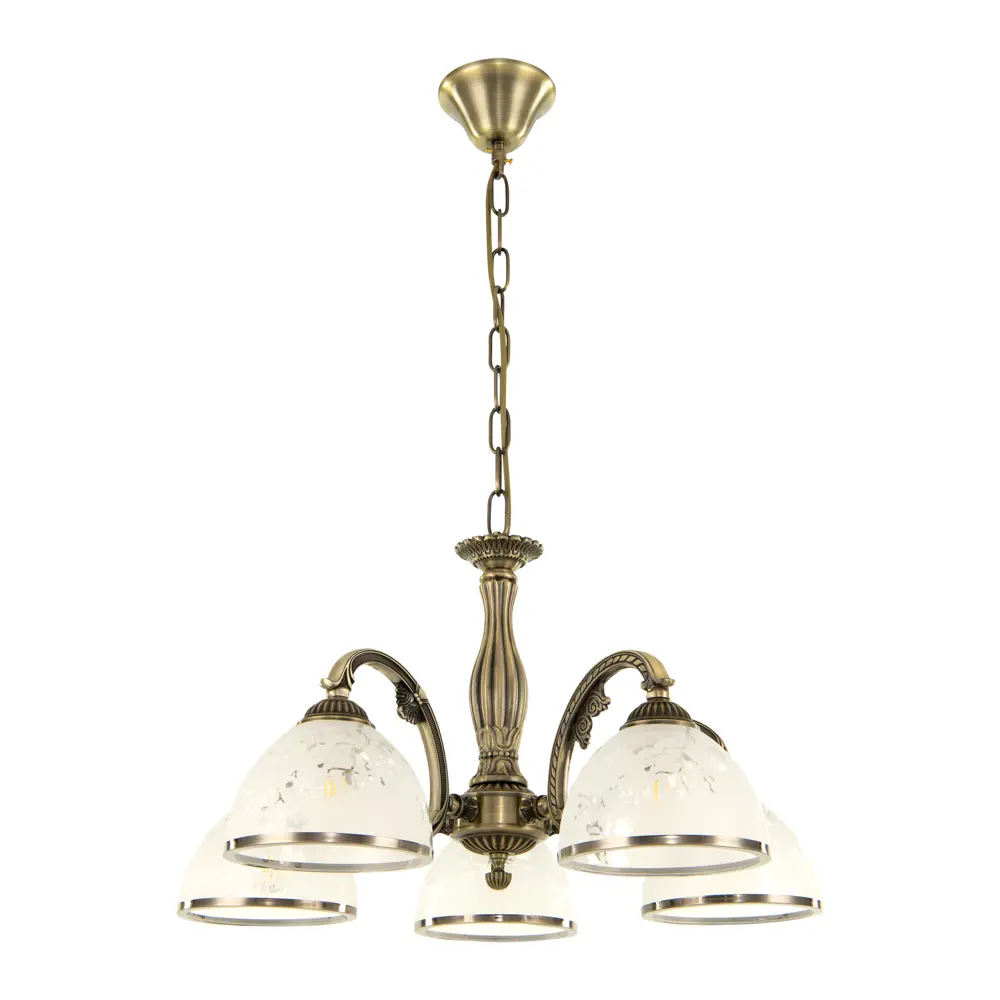 Фото Люстра подвесная Arte milano Am349737/5 ab 5 ламп 10 м² цвет бронза Фото Люстра подвесная Arte milano Am349737/5 ab 5 ламп 10 м² цвет бронза