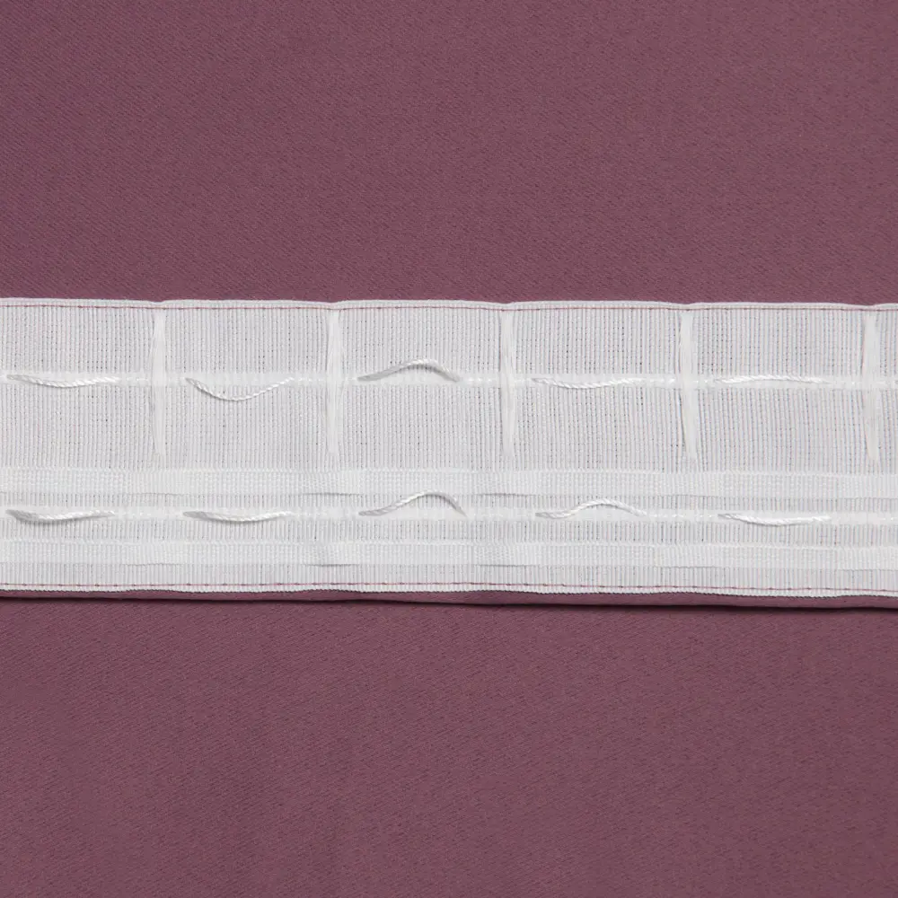 Фото 4 Штора Этель 4292720 на шторной ленте, 265x145 см, цвет фиолетовый Фото 4 Штора Этель 4292720 на шторной ленте, 265x145 см, цвет фиолетовый