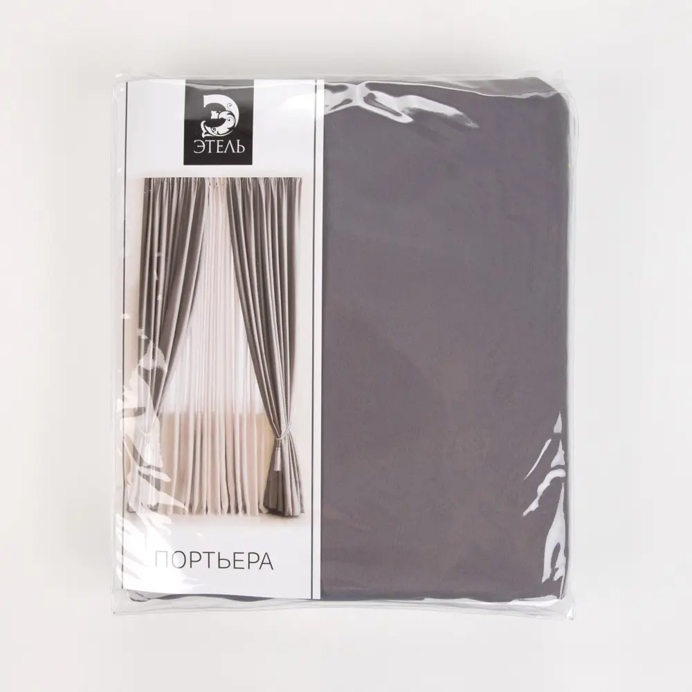 Фото 8 Штора на шторной ленте 4292731 270x300 см цвет серый Фото 8 Штора на шторной ленте 4292731 270x300 см цвет серый