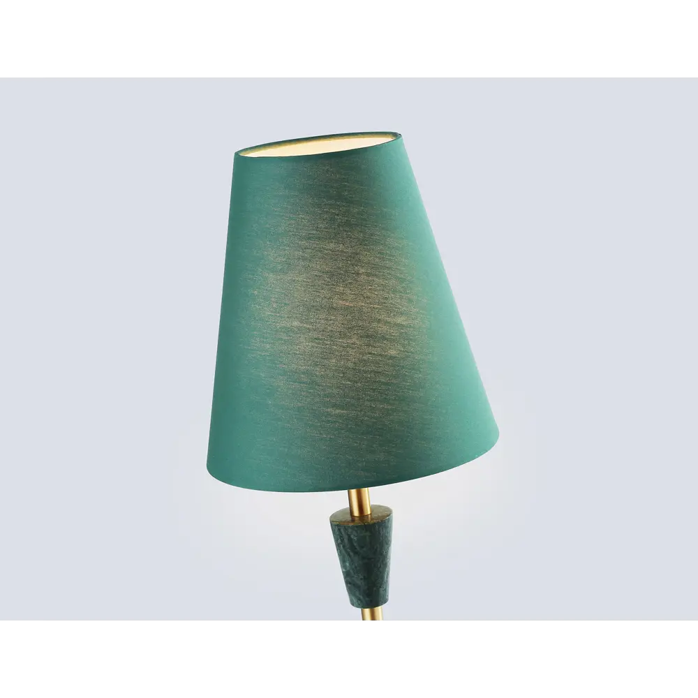 Фото 4 Светильник настольный Ambrella Light LH75057 латунь/зеленый 40W D180x460мм Фото 4 Светильник настольный Ambrella Light LH75057 латунь/зеленый 40W D180x460мм