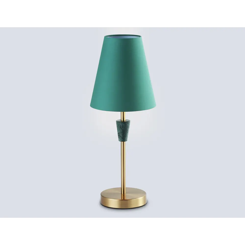 Фото 3 Светильник настольный Ambrella Light LH75057 латунь/зеленый 40W D180x460мм Фото 3 Светильник настольный Ambrella Light LH75057 латунь/зеленый 40W D180x460мм