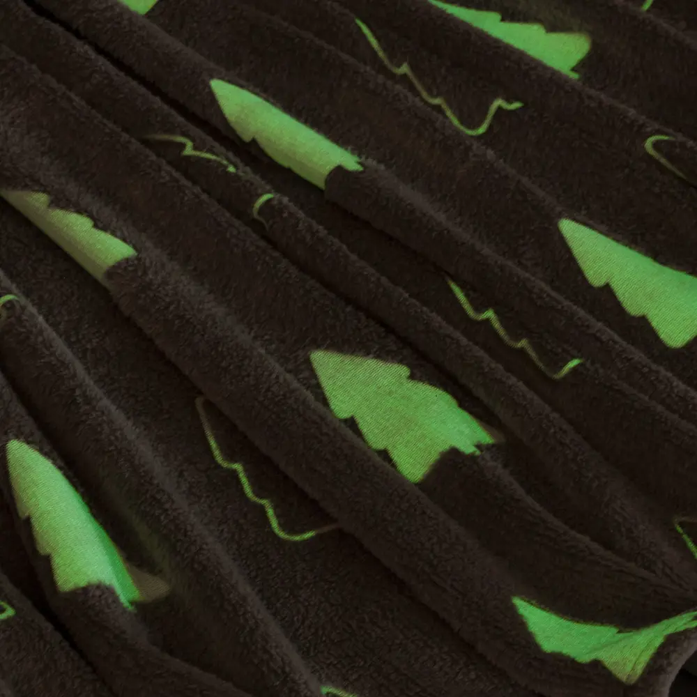 Фото 6 Плед Этель Елочки 220x200см флис зеленый Фото 6 Плед Этель Елочки 220x200см флис зеленый