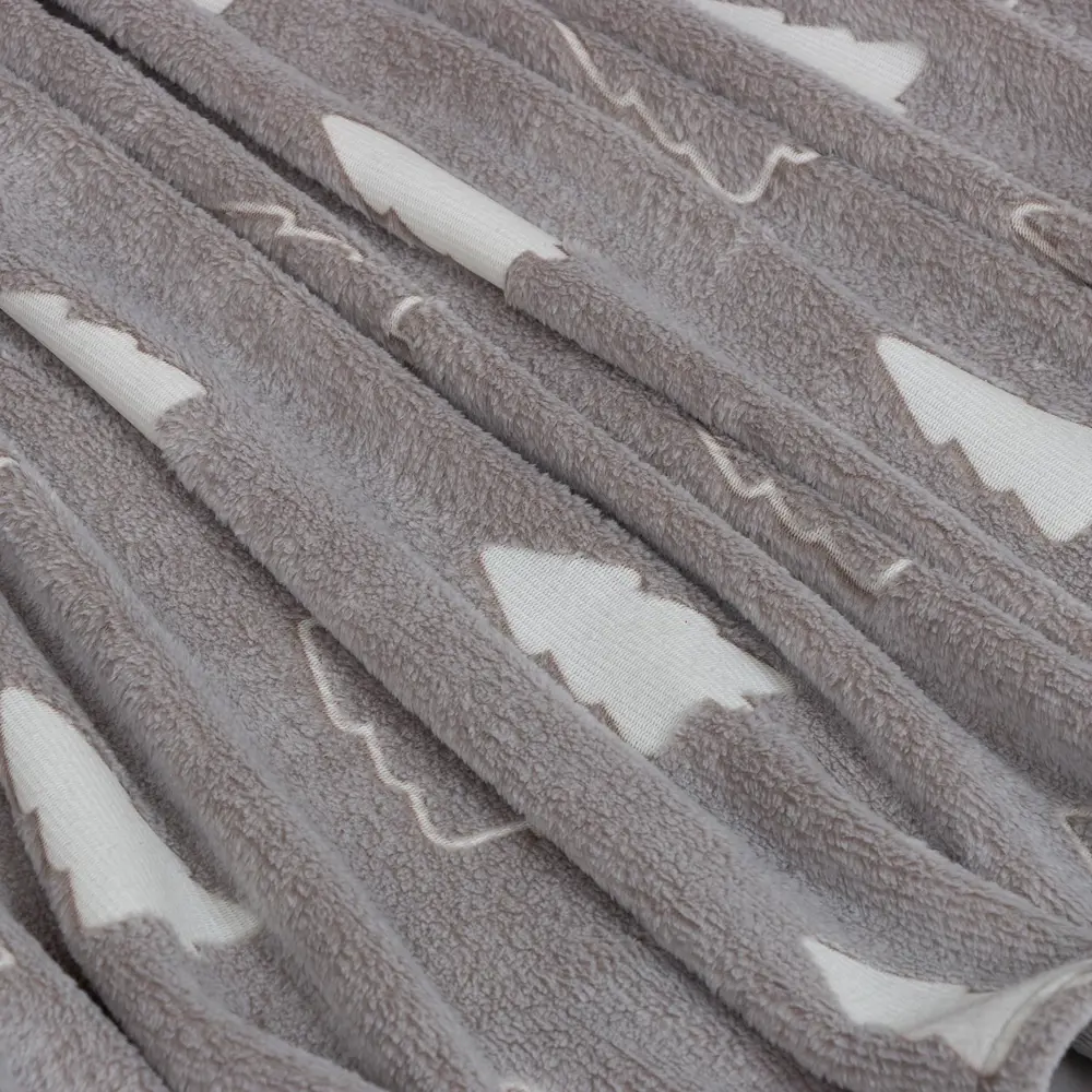 Фото 19 Плед Этель Елочки 220x200см флис зеленый Фото 19 Плед Этель Елочки 220x200см флис зеленый