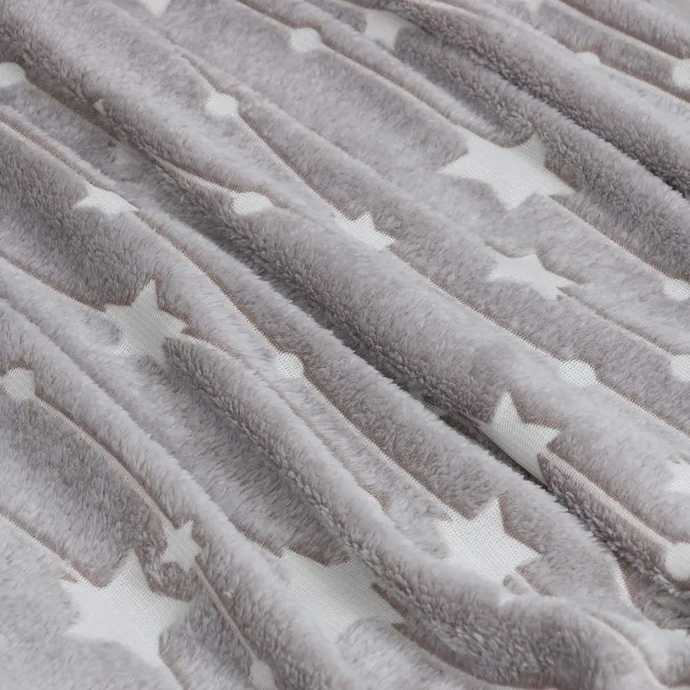 Фото 4 Плед Этель светящийся в темноте 7880898, 180x200 см, флис, серый Фото 4 Плед Этель светящийся в темноте 7880898, 180x200 см, флис, серый