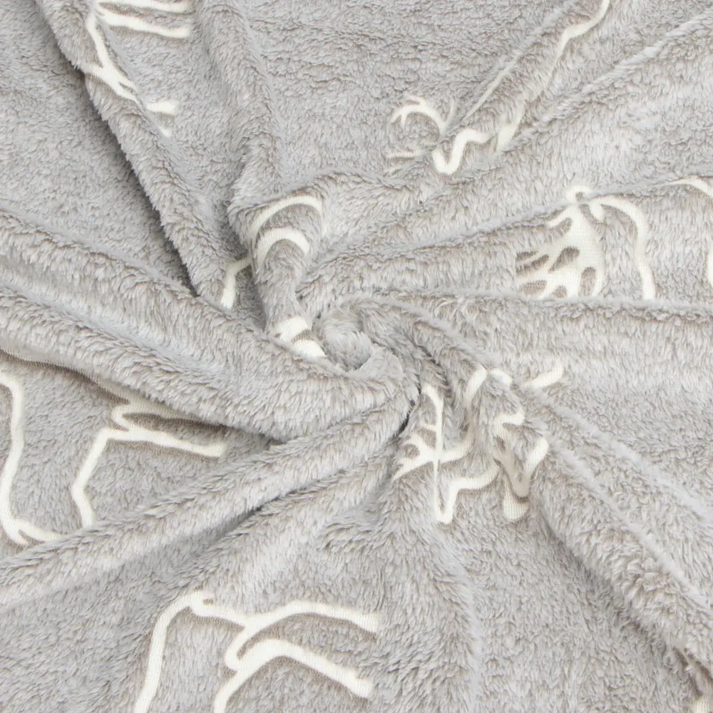 Фото 8 Плед Этель 9518068, 150x200 см, велсофт, цвет серый