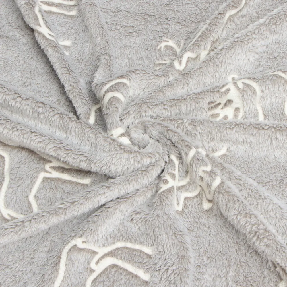 Фото 23 Плед Этель 9518068, 150x200 см, велсофт, цвет серый