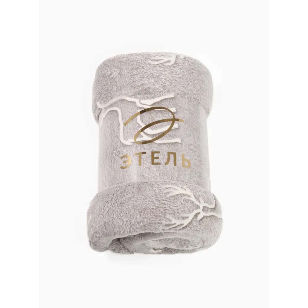 Фото 30 Плед Этель 9518070, 200x220 см, велсофт, цвет серый