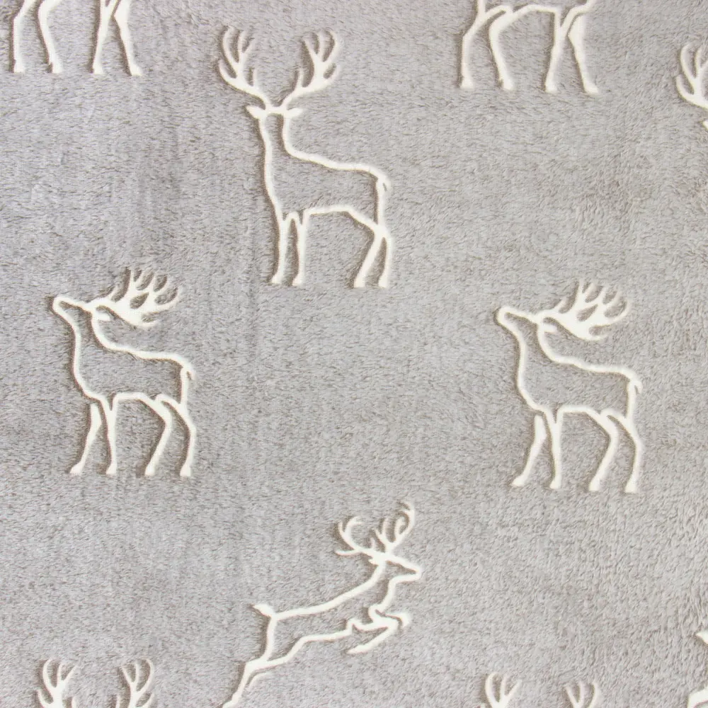 Фото 10 Плед Этель 9518070, 200x220 см, велсофт, цвет серый