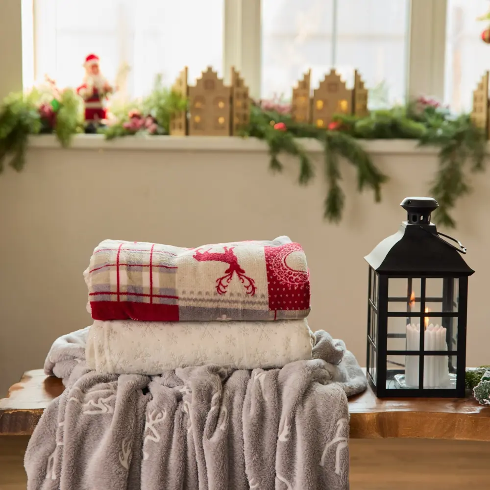 Фото 19 Плед Этель 9518070, 200x220 см, велсофт, цвет серый