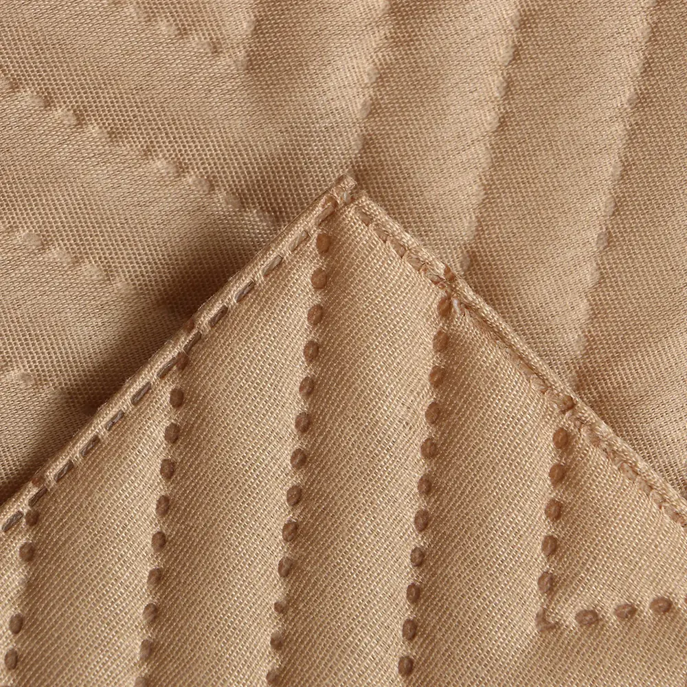 Фото 6 Покрывало 1.5сп Экономь и Я 150x210±5см микрофайбер 210 г/м2 100% п/э цвет бежевый