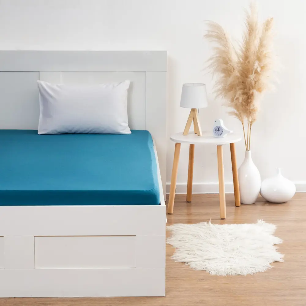 Фото 3 Простыня Kupu-kupu 7303111, 180x200 см, трикотаж, на резинке Фото 3 Простыня Kupu-kupu 7303111, 180x200 см, трикотаж, на резинке