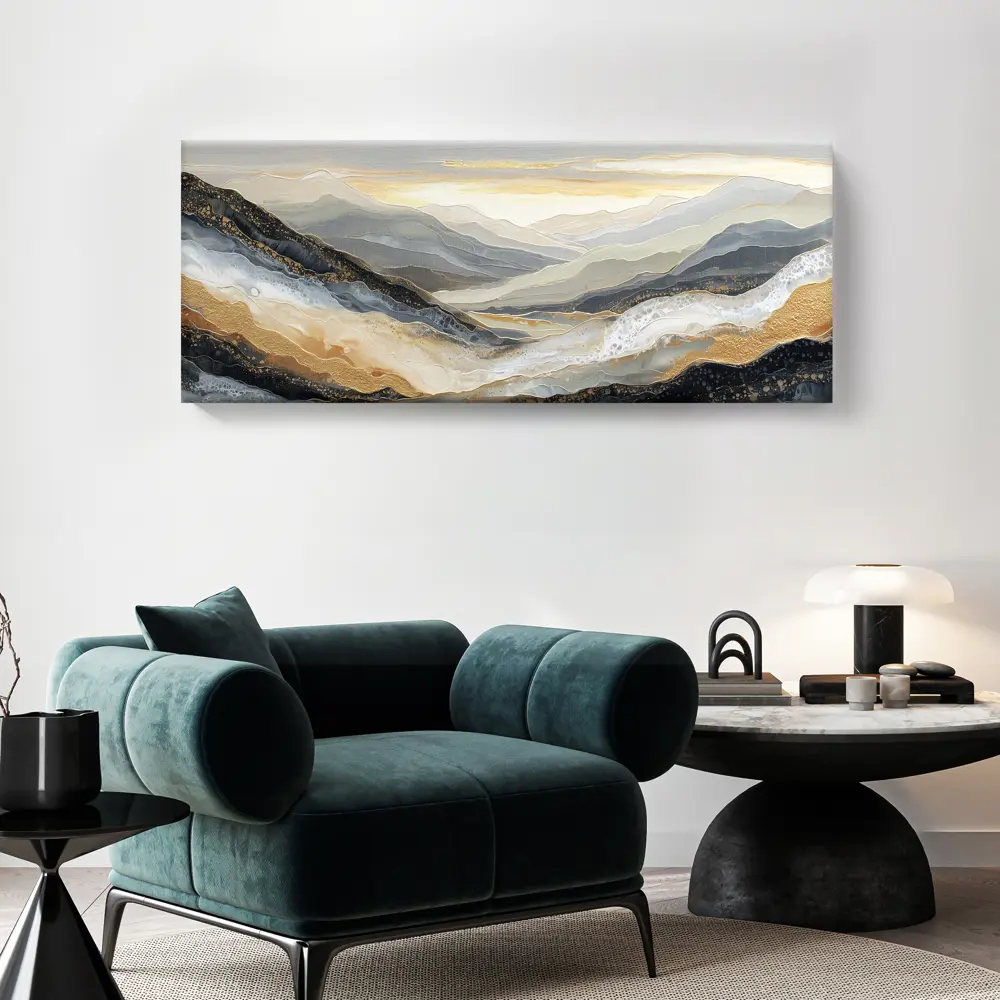 Фото 3 Картина Postermarket Пейзаж абстракция горы 45x115 см Фото 3 Картина Postermarket Пейзаж абстракция горы 45x115 см