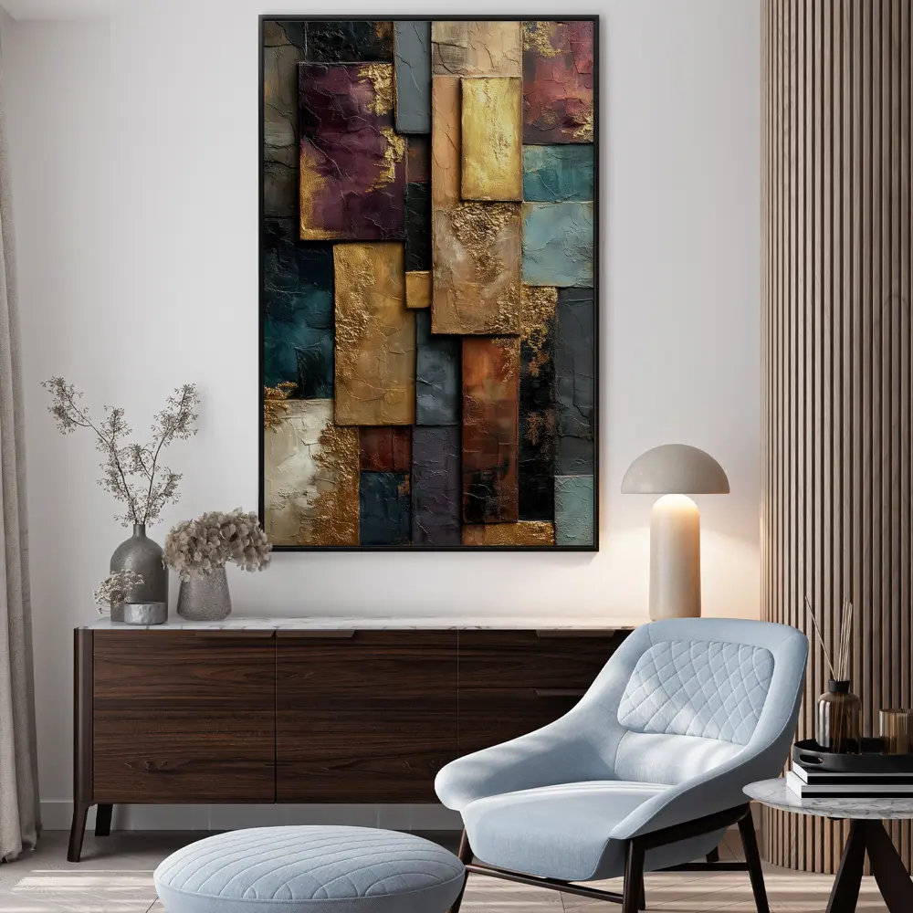 Фото 2 Картина в раме Postermarket Абстракция разноцветная 70х110 см Фото 2 Картина в раме Postermarket Абстракция разноцветная 70х110 см