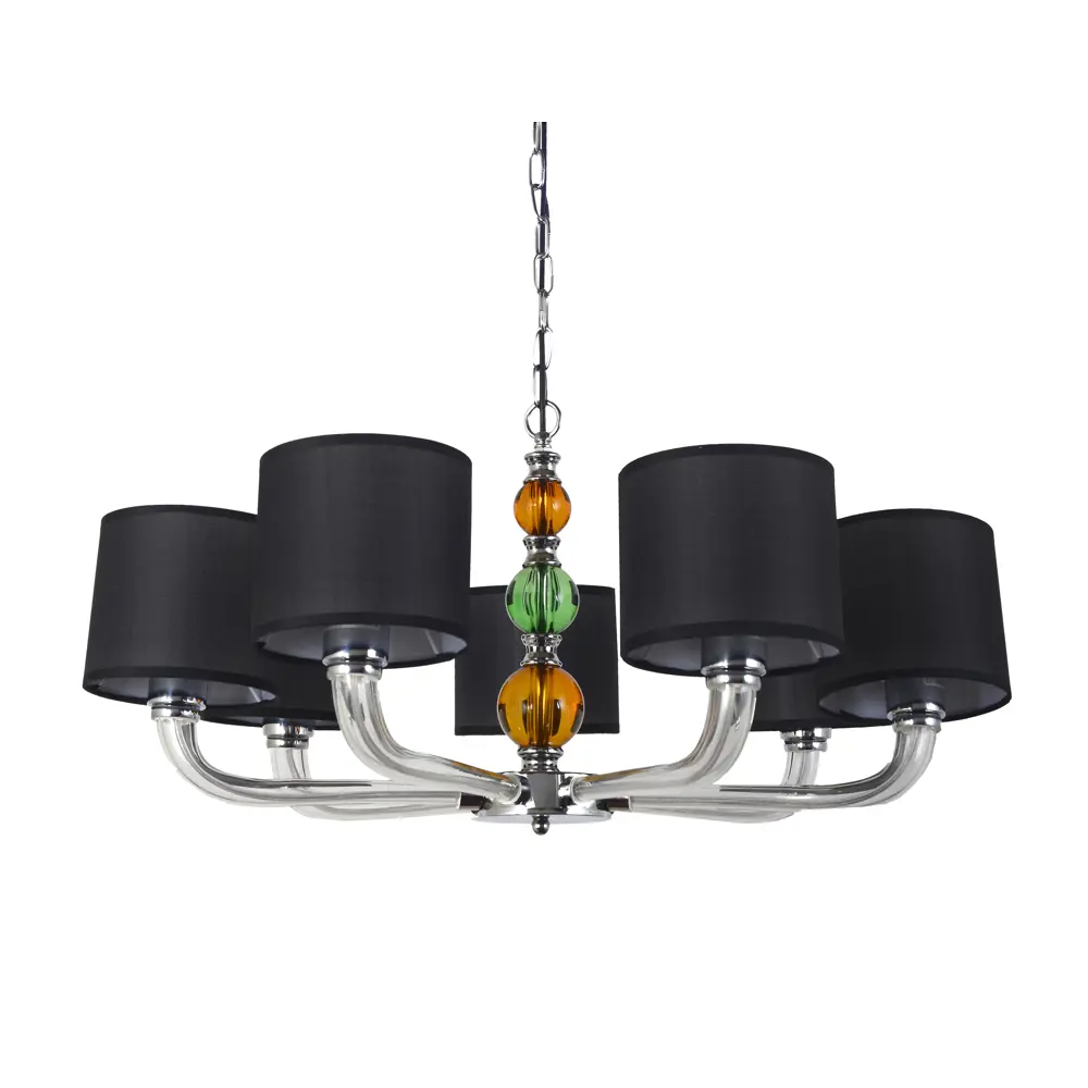 Фото Люстра подвесная Arti lampadari Liberi e 1.1.7 n 7 ламп 10 м² цвет никель Фото Люстра подвесная Arti lampadari Liberi e 1.1.7 n 7 ламп 10 м² цвет никель