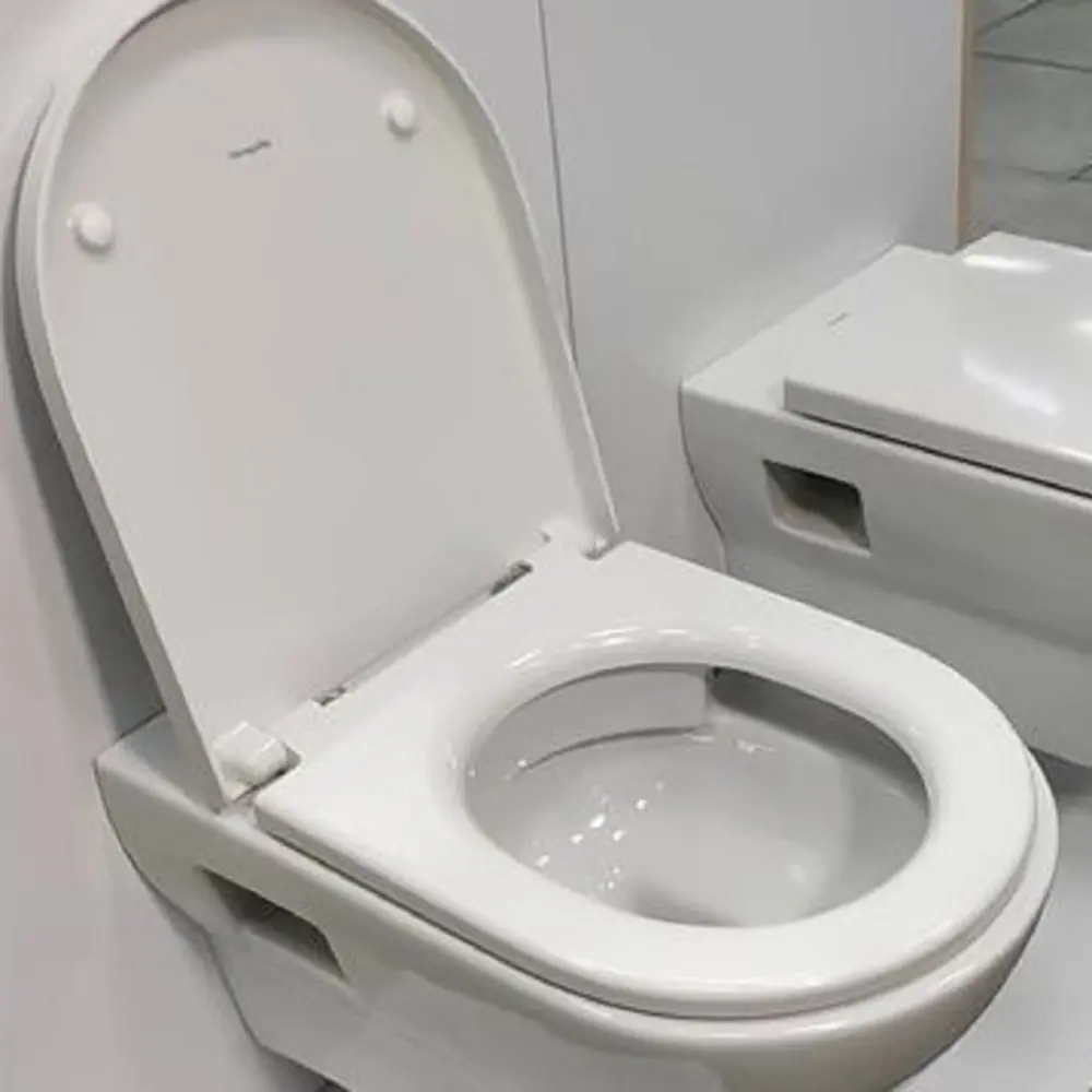 Фото 10 Инсталляция AM.PM I012711.0338 ErgoFit с клавишей смыва ErgoFit M черный матовый Hansgrohe GladeLake S унитаз 540x360 белый