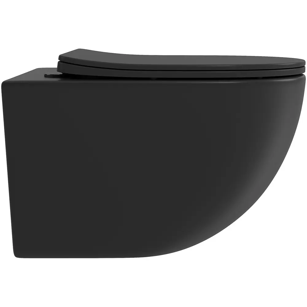 Фото 11 Инсталляция AM.PM I012711.0338 ErgoFit с клавишей слива ErgoFit M пластик матовый черный унитаз 52.5x36 Soft-Close матовый черный овал