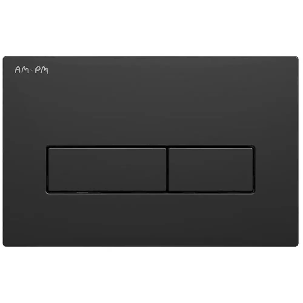 Фото 7 Инсталляция AM.PM I012711.0338 ErgoFit с клавишей слива ErgoFit M пластик матовый черный унитаз 52x37 Soft-Close матовый серый квадрат