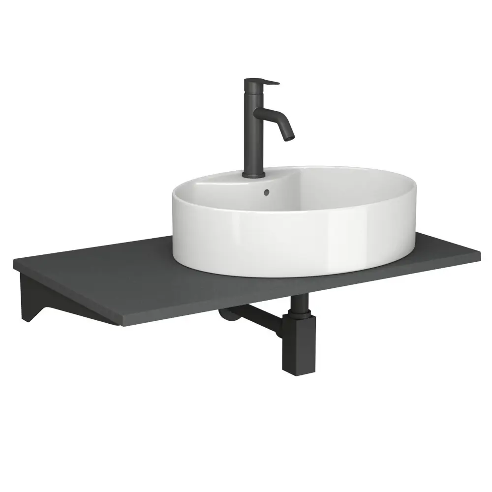 Фото 3 Раковина накладная Bauedge nimb BF1510 51см цвет белый Фото 3 Раковина накладная Bauedge nimb BF1510 51см цвет белый