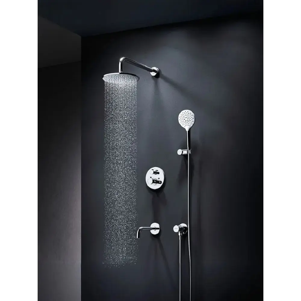 Фото 2 Душевая система встроенный Am.pm FT85A3RH30 X-Joy с тропическим душем с изливом хром