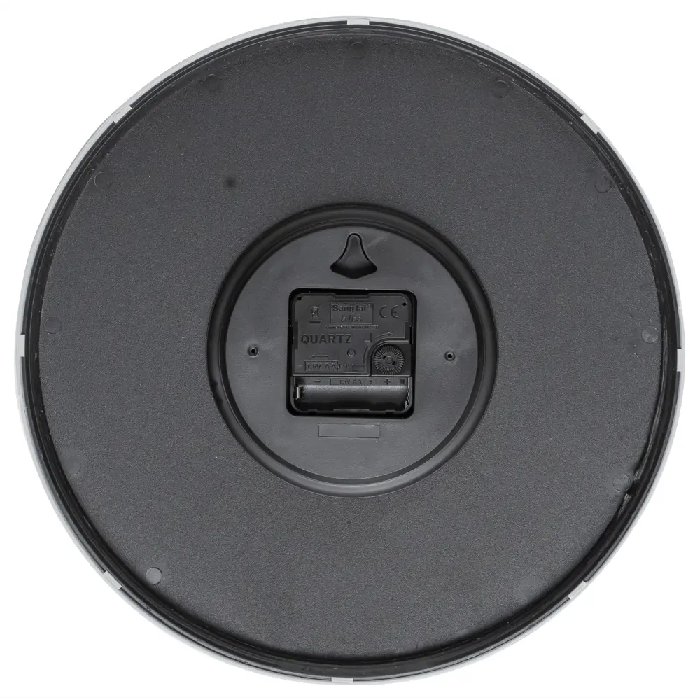 Фото 5 Часы настенные круглые пластик цвет белый бесшумные ø30 см Фото 5 Часы настенные круглые пластик цвет белый бесшумные ø30 см