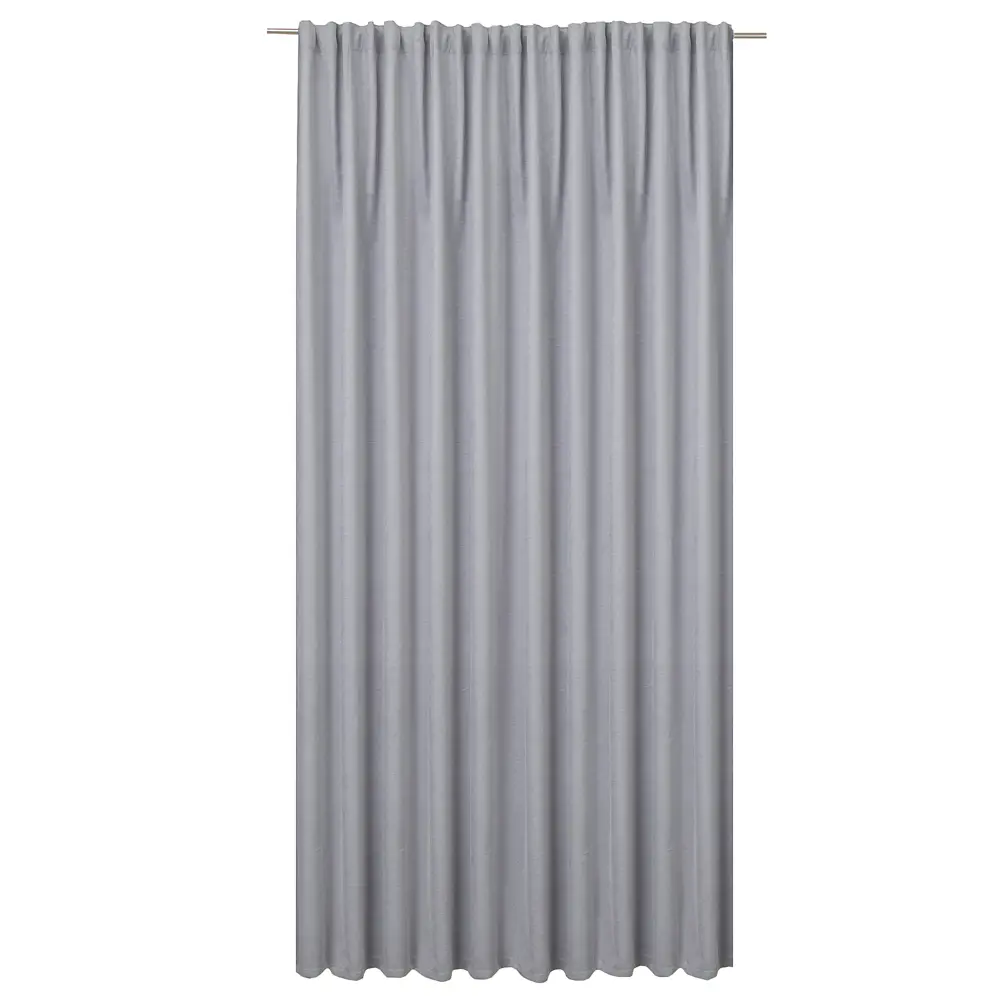 Фото 2 Штора на ленте со скрытыми петлями Калифорния 200x280 см цвет серый Фото 2 Штора на ленте со скрытыми петлями Калифорния 200x280 см цвет серый