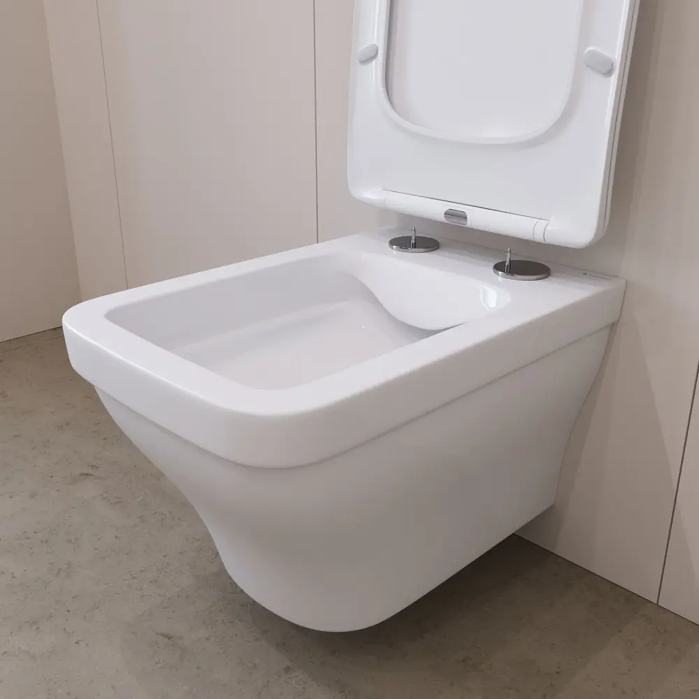 Фото 14 Инсталляция AM.PM I012711.0351 ErgoFit с клавишей слива ErgoFit M пластик гл/хром унитаз 52x37 Soft-Close глянцевый белый квадрат с выступом Фото 14 Инсталляция AM.PM I012711.0351 ErgoFit с клавишей слива ErgoFit M пластик гл/хром унитаз 52x37 Soft-Close глянцевый белый квадрат с выступом