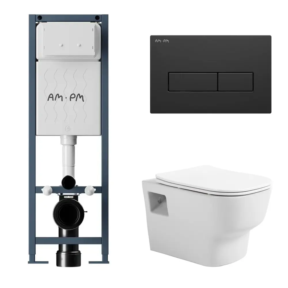 Фото 4 Комплект инсталляция с унитазом Avimano I012711.03381000090 цвет белый Фото 4 Комплект инсталляция с унитазом Avimano I012711.03381000090 цвет белый