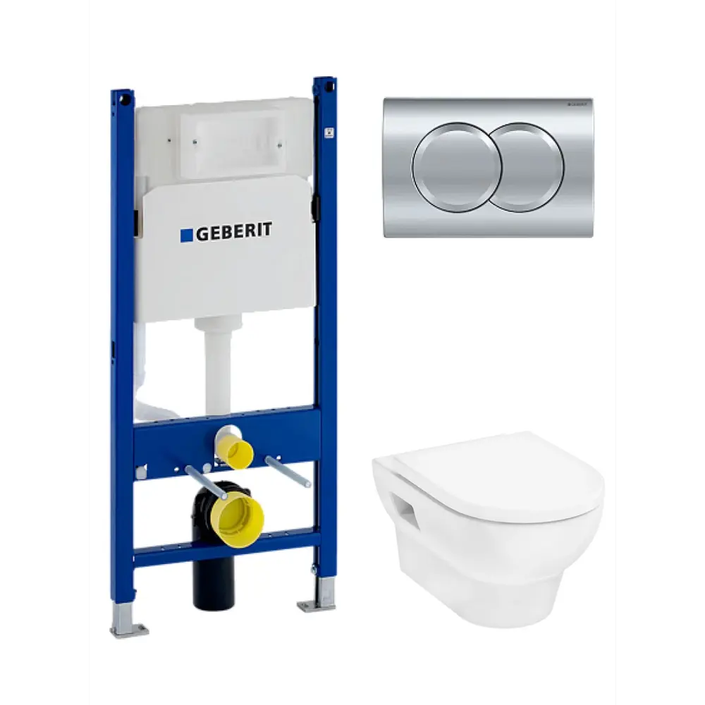 Фото 4 Комплект GEBERIT Duofix: инсталляция 112 см клавиша Delta01 хром 458.149.21.1 Hansgrohe GladeLake S унитаз подвесной 54x36 сиденье белый Фото 4 Комплект GEBERIT Duofix: инсталляция 112 см клавиша Delta01 хром 458.149.21.1 Hansgrohe GladeLake S унитаз подвесной 54x36 сиденье белый
