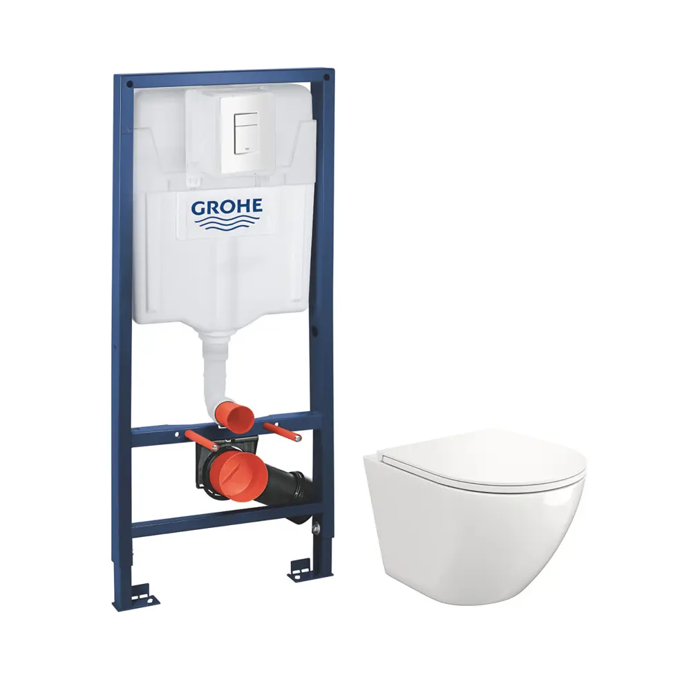 Фото 4 Инсталляция GROHE Rapid SL 3 в 1 с клавишей смыва Skate Cosmopolitan альпин-белый (38772SH0) Alentori FLUIRE 110 Vortex унитаз белый глянцевый Фото 4 Инсталляция GROHE Rapid SL 3 в 1 с клавишей смыва Skate Cosmopolitan альпин-белый (38772SH0) Alentori FLUIRE 110 Vortex унитаз белый глянцевый