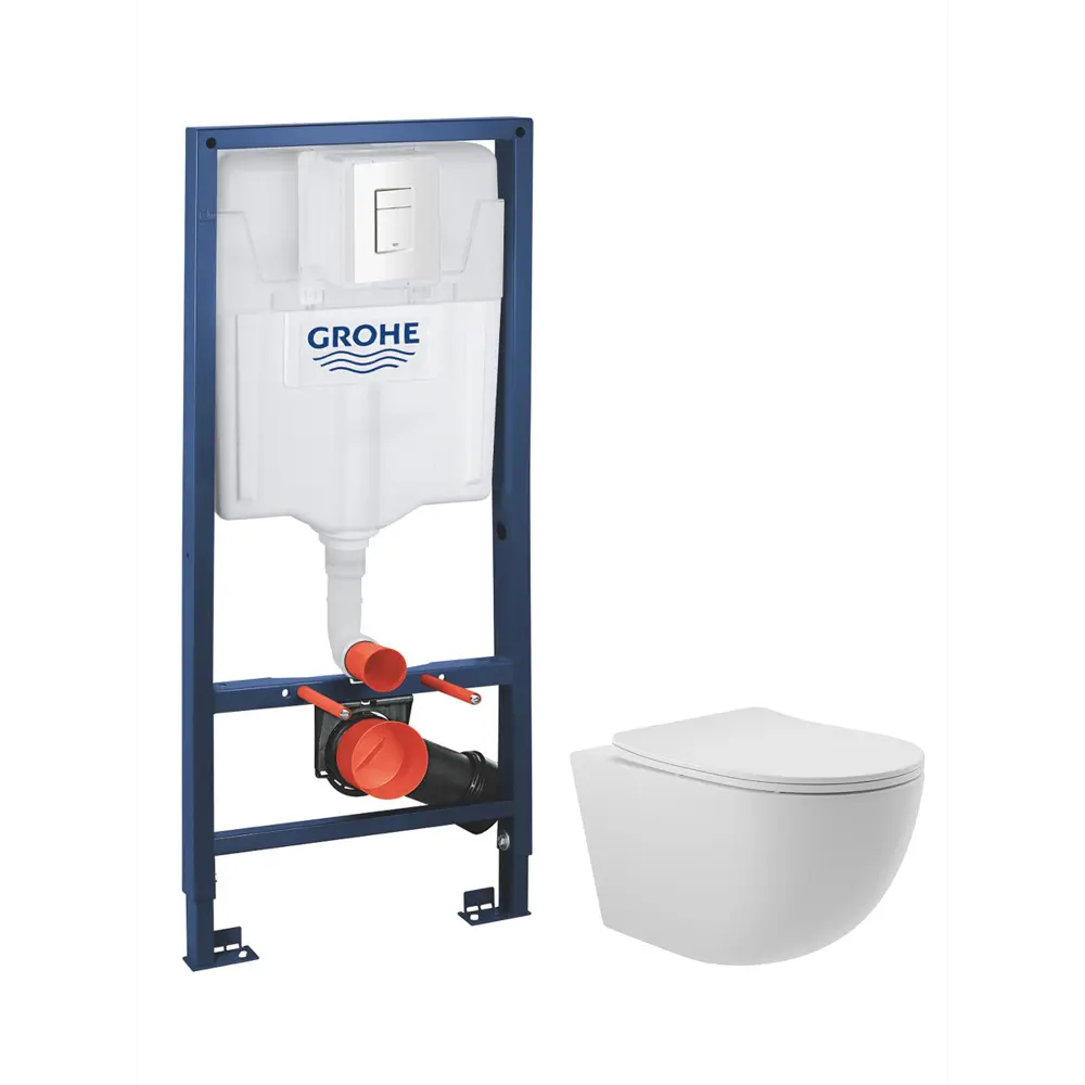 Фото 4 Инсталляция GROHE Rapid SL 3 в 1 с клавишей смыва Skate Cosmopolitan альпин-белый (38772SH0) и унитаз 525*360 Soft-Close белый матовый овал Фото 4 Инсталляция GROHE Rapid SL 3 в 1 с клавишей смыва Skate Cosmopolitan альпин-белый (38772SH0) и унитаз 525*360 Soft-Close белый матовый овал