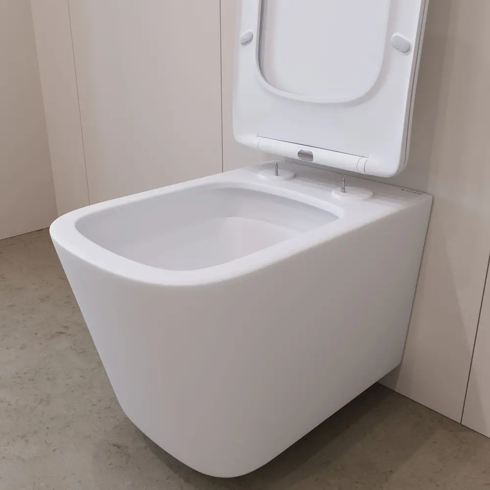 Фото 14 Инсталляция GROHE Solido 3 в 1 с клавишей смыва Even фантомный черный (38811KF0) и унитаз Long 52.5x34.5 Vortex Soft-Close белый матовый квадрат Фото 14 Инсталляция GROHE Solido 3 в 1 с клавишей смыва Even фантомный черный (38811KF0) и унитаз Long 52.5x34.5 Vortex Soft-Close белый матовый квадрат