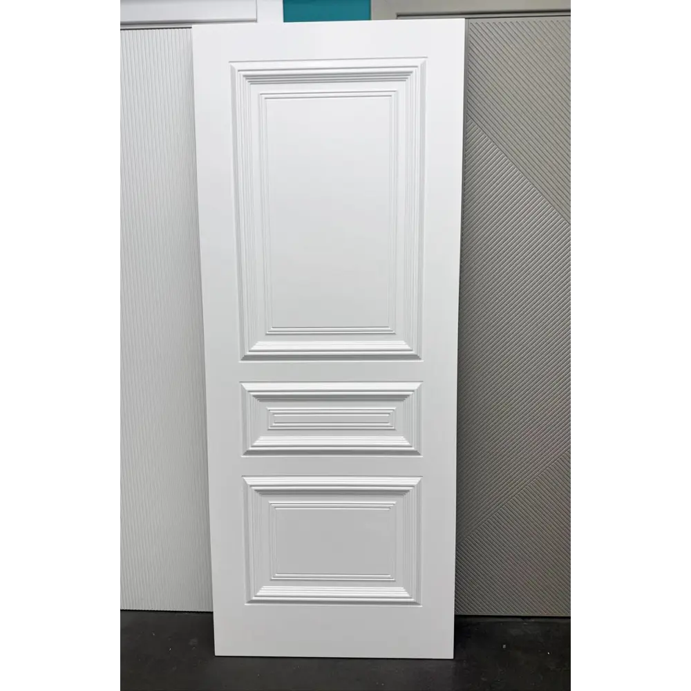 Фото 4 Межкомнатная дверь Wanmark Дебют-3 ДГ глухая 200x70см Эмаль цвет белый Фото 4 Межкомнатная дверь Wanmark Дебют-3 ДГ глухая 200x70см Эмаль цвет белый