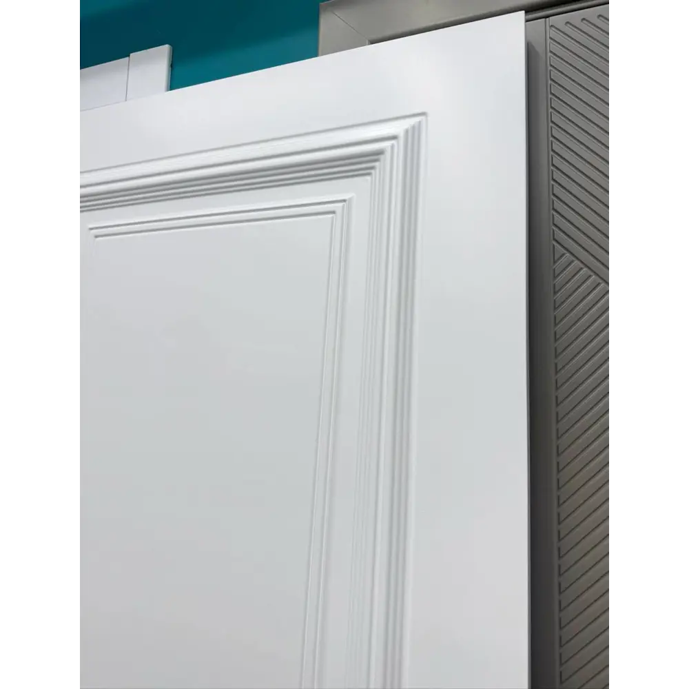 Фото 5 Межкомнатная дверь Wanmark Дебют-3 ДГ глухая 200x90см Эмаль цвет белый Фото 5 Межкомнатная дверь Wanmark Дебют-3 ДГ глухая 200x90см Эмаль цвет белый